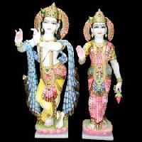 Marble Radha Krishna Statues