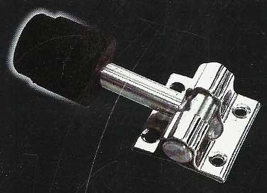 Cozy Gold Stainless Steel Single Door Stopper, Color : Silver