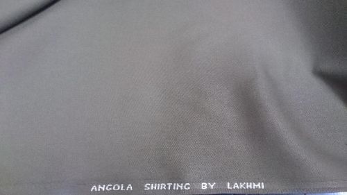 Abstract Polyester Angola Shirting Fabric, Width : 46-51 Inch