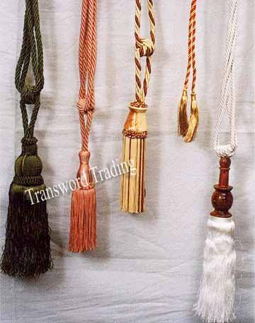 Tassels, For Curtain, Duvet Covers, Garment, Feature : Easily Washable, Impeccable Finish, Light Weight