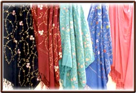 Pashmina shawls, Knitting Type : Hand Made