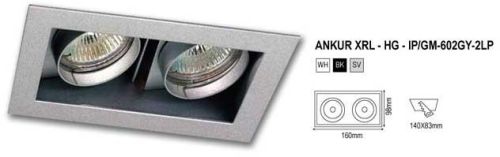 CFL Downlight (Ankur XRL HG IP GM 602GY2LP)
