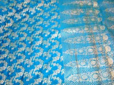 Printed Fabric SS-04 Silk Sarees, Color : Multicolor