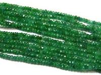 Faceted Emerald Beads