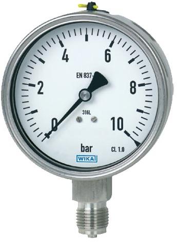 Industrial Bourdon Tube Pressure Gauges, Dial Size : 2inch