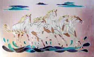 Excellent Finish Zebra Glass Wall Mural