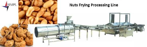 Nuts Frying Processing Line, Capacity : 40KG/HR-280Kg/HR