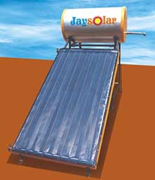 Jaysolar Copper Automatic Fpc Solar Water Heater, For Bathing, Certification : ISI Certified