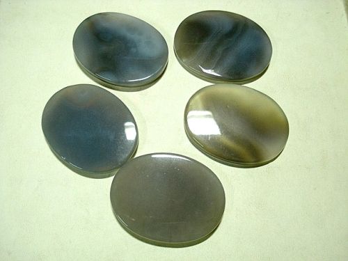 Finished Natural Polished Botswana Agate Cabochons, For Jewellery Use, Size : 25-50mm