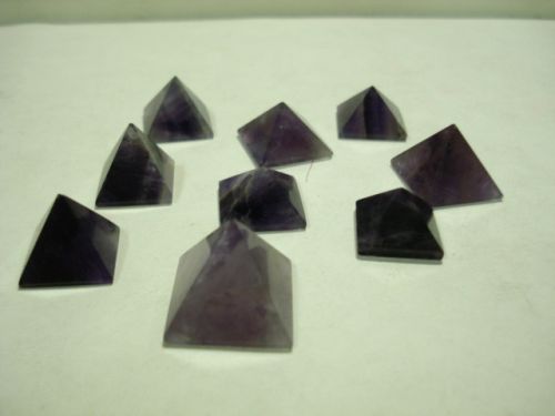 Clear Quartz Amethyst Pyramids, Style : Indian