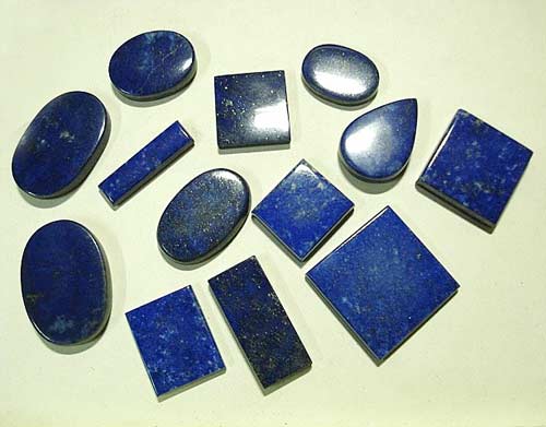 Blue Lapis Lazuli Semi Precious Stone Cabochons