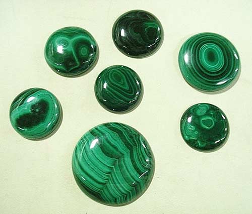 Malachite Cabochons, Feature : Dustproof, Eco Friendly