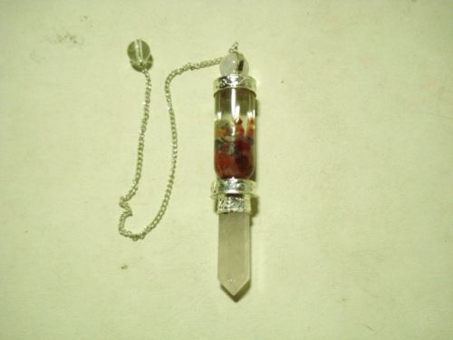 Copper Dowsing Healing Stone Pendulum