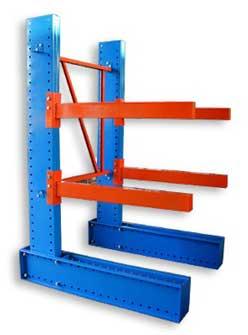 Rectangular Aluminium Non Polished Cantilever Racks, Feature : Durable, High Quality