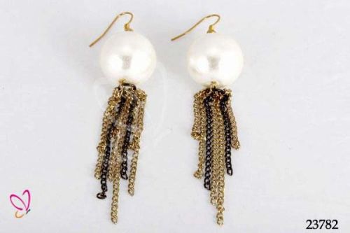 Polished Metal Fashion Earring (23782), Packaging Type : Fabric Bag, Plastic Packet