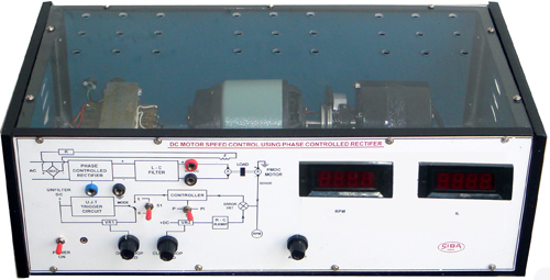 DC Motor Speed Phase Controlled Rectifier