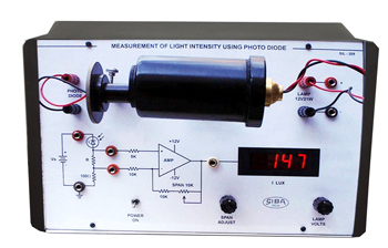 MEASUREMENT OF LIGHT USING PHOTO DIODE