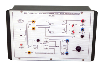 Single Phase Scr Half/full Wave Fully Controlled Rectifier