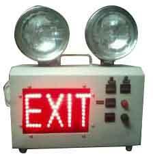 Emergency Light Double Beem With Exit/nikas Sign With LED