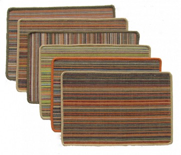 Surgical Webbing Stripe Jute Rug