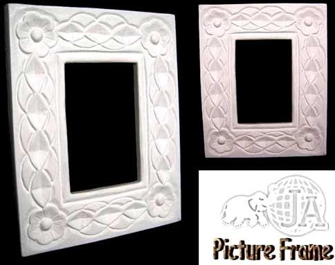 White Wooden Photo Frame, Shape : Rectangular