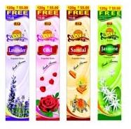 Fragrant Waves Incense Sticks, For Worship, Length : 6-12inch