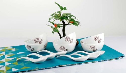 Round Acrylic Soup Bowl Set, For Home, Restaurant, Capacity : 0-500ml, 500-1ltr