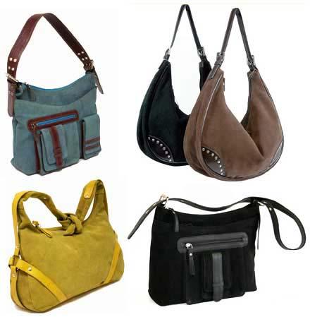 Suede Handbags