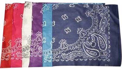 Cotton Bandana , Bandana Item Code : Aes-77-clrs