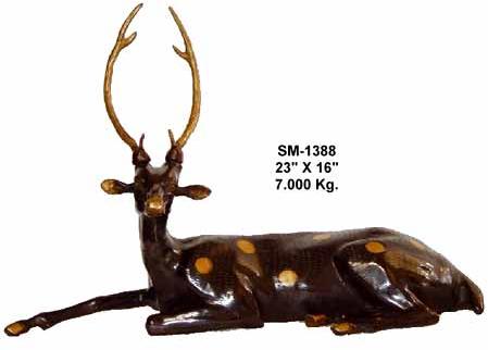 BAF - 15 Brass Animal Figures, Size : Multisize