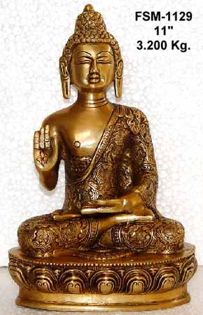 Brass Buddha Statue BBS - 15