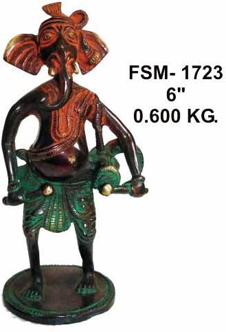 Smart Brass Ganesha Statue G-10