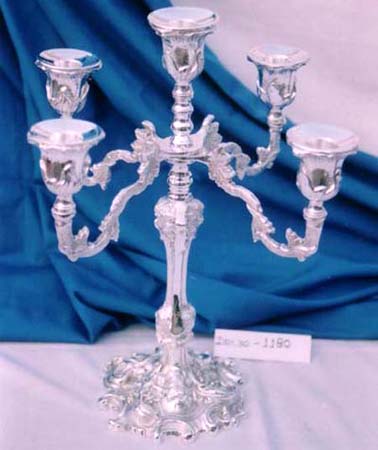 Silver Candle Holder