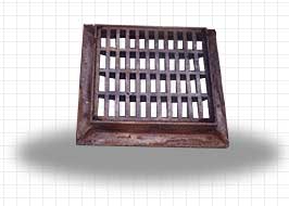 Galvanized Steel Grate Frames, Packaging Type : Brown