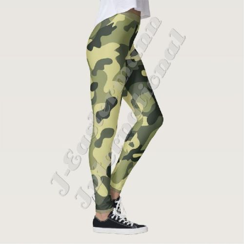 Ladies Camo Full Sublimation Printed Leggings LP-79