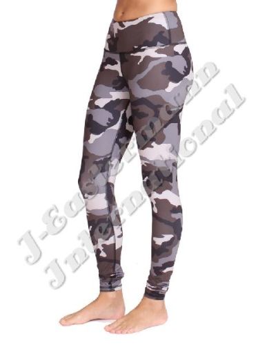 Ladies Digital Sublimation Printed Camouflage Yoga Leggings JEI-LP6