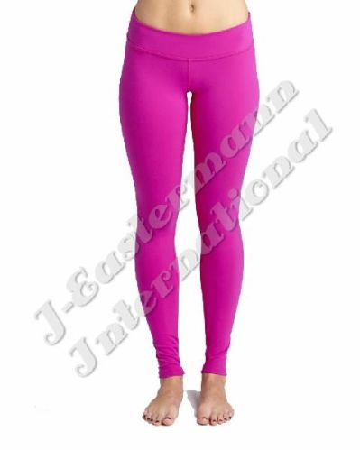 Ladies Full Length Leggings With Self Fabric Waistband JEI-L1