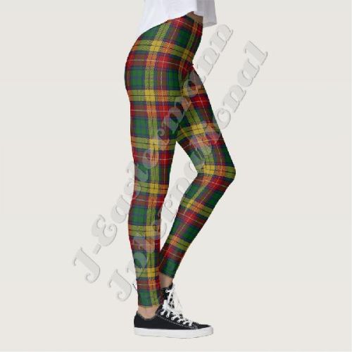 Ladies Tartan Print Full Sublimation Printed Leggings LP-54