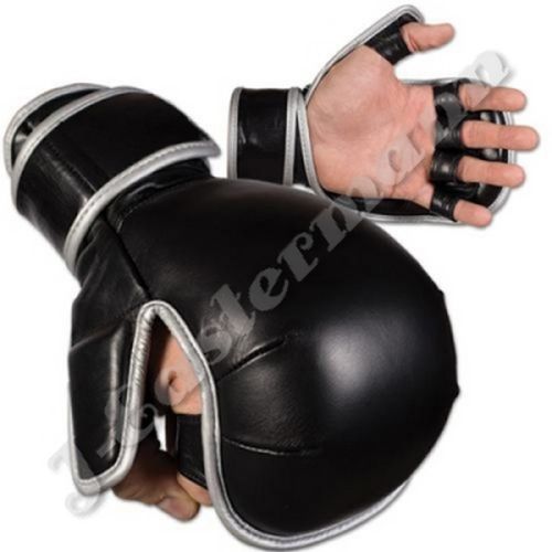 Leather MMA Grappling Gloves JEI-G003, Brand Name : OEM
