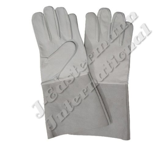 Leather Tig Welding Gloves Natural Crust JEI 1130.1T