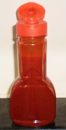 Red 200 ML PET Sauce Bottle, Shape : Round