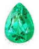 Emerald Pear Stones