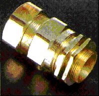 Polished Brass Cable Gland