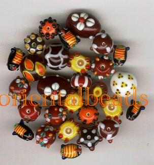 LWB - 001 Handmade Lampwork Beads