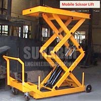 Electric Mobile Scissor Lift, Voltage : 110V