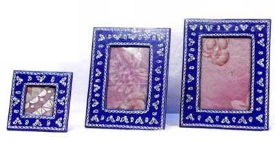 Wooden Photo Frames, Packaging Type : Blue