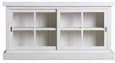 White Wood Television Cabinet, Color : Brown for TV Storage Display