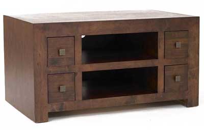 Wood Television Cabinet, Color : Brown for Storing TV Media Accessories