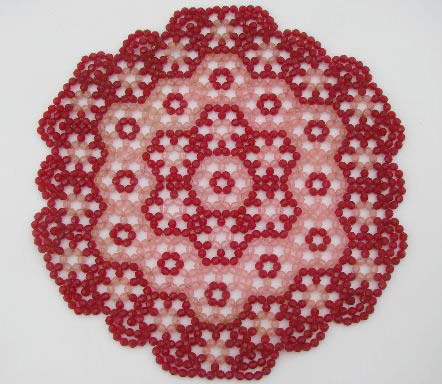 Beaded Mats, Size : 35x35 Cm
