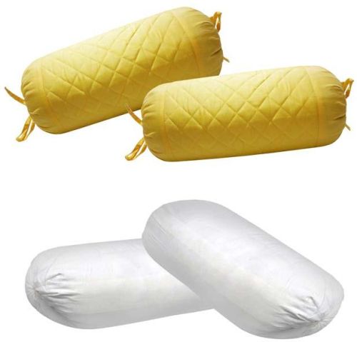 Plain Round Bolsters, Color : White